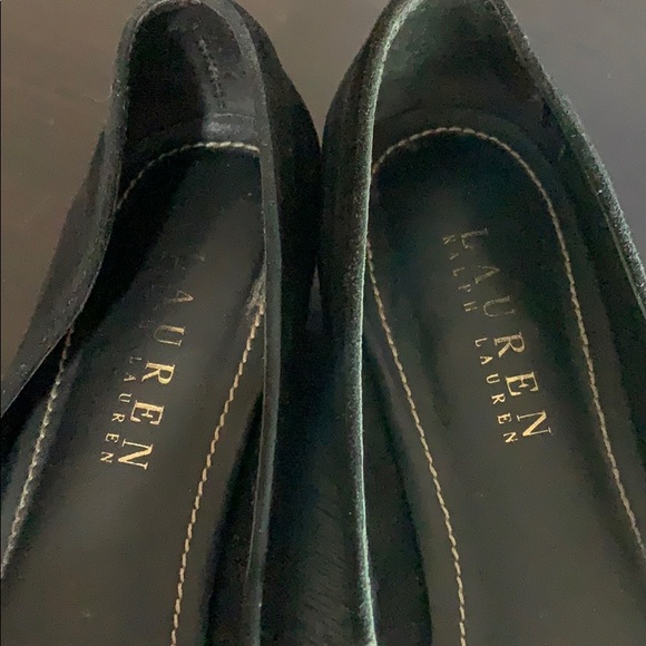 Lauren Ralph Lauren black suede flats size 6B - Picture 7 of 8